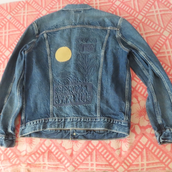 LEVI'S x NATHANIEL RUSSELL EARTH SERVICE WELLTHREAD DENIM JACKET MSRP $198- L - Picture 6 of 10